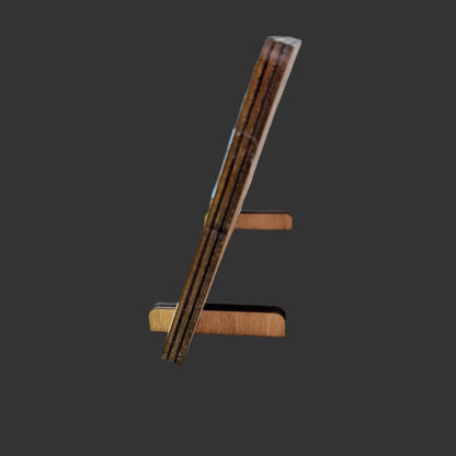 Wooden photo frame side shot - Golden Oak